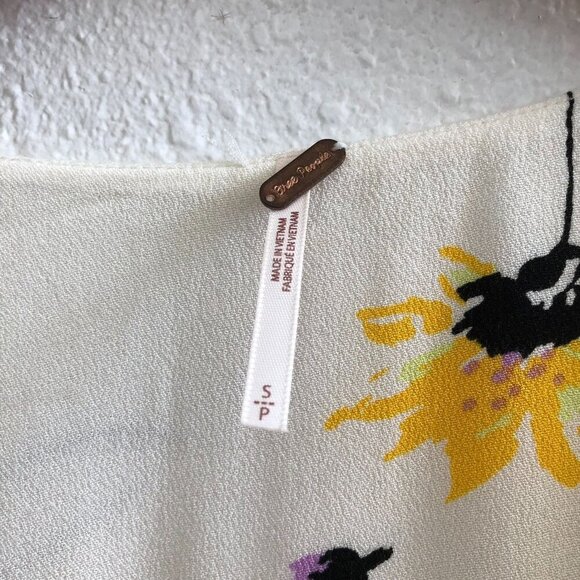 FREE PEOPLE Time On My Side Mini Dress In White Size Small - Picture 7 of 10